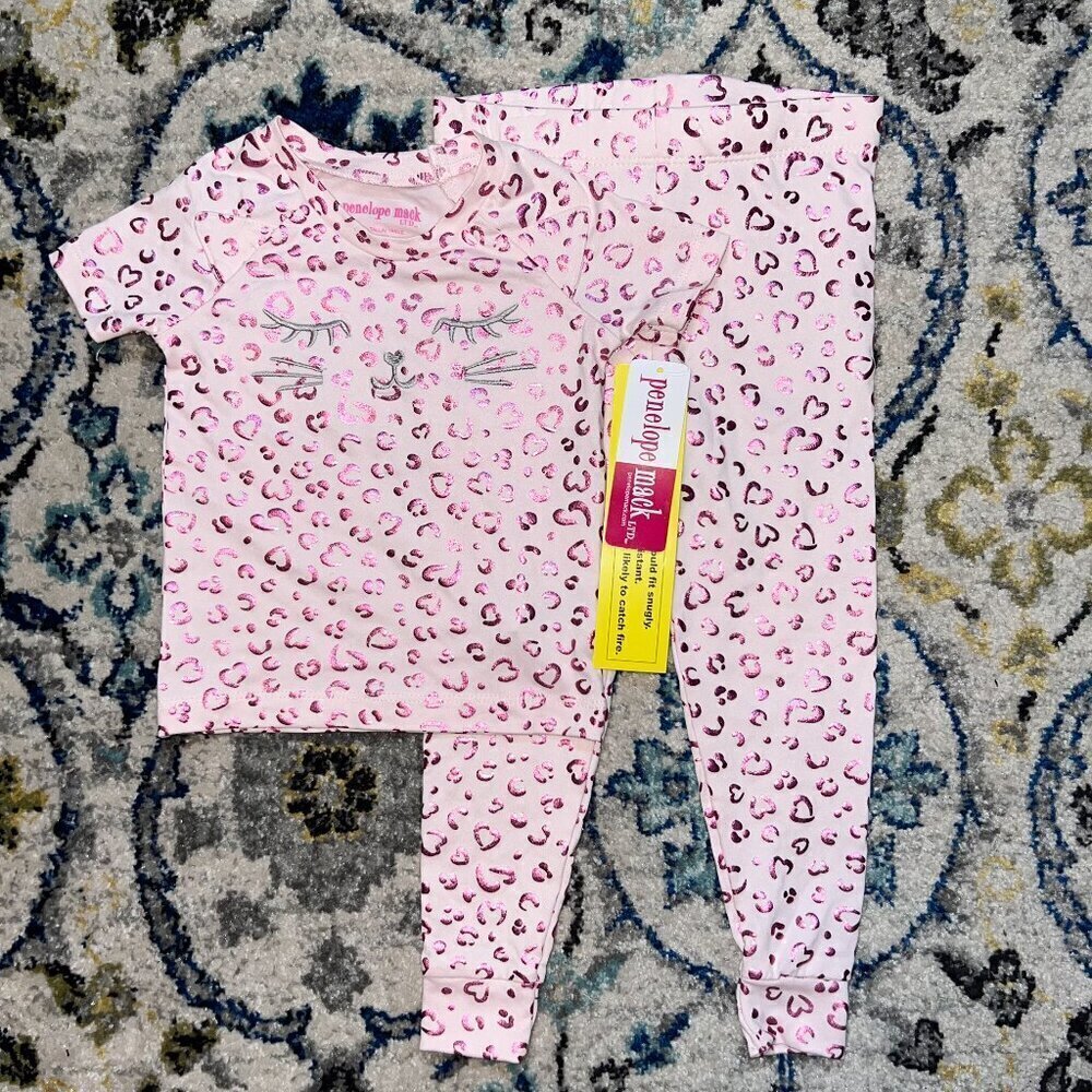 NWT Penelope Mack Soft 2-Piece Pajamas Bundle Size 24 Months